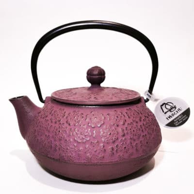 theiere en fonte sakura prune