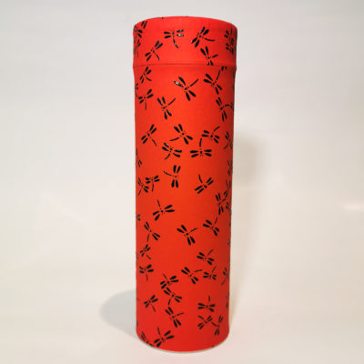 boite washi libellule rouge