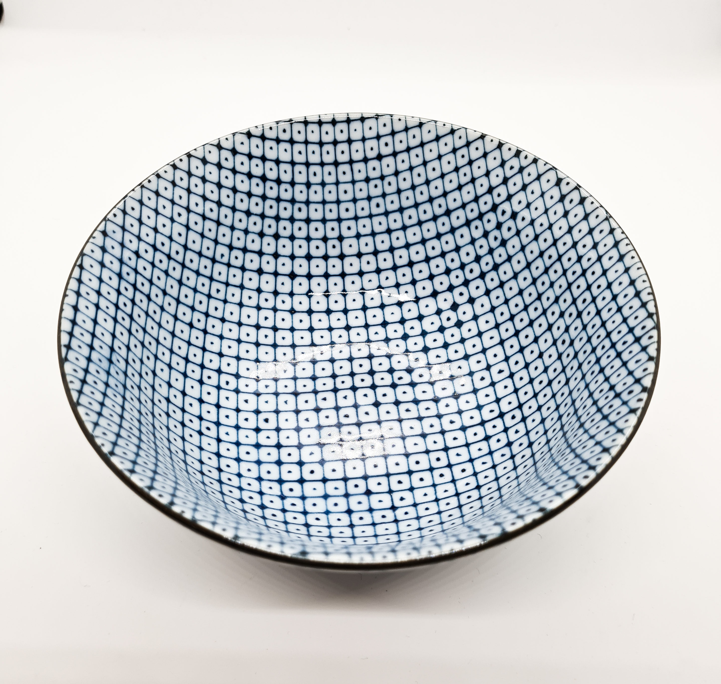 Bol Donburi m motif croisillons dessus