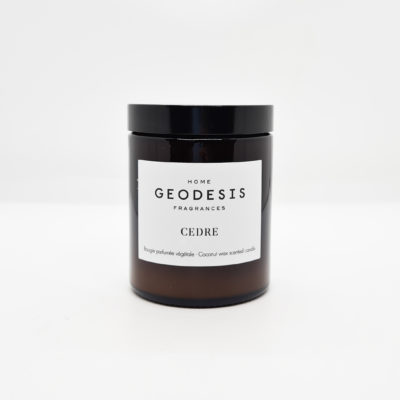 bougie geodesis cèdre
