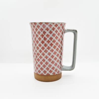 Mug jap trefle rose