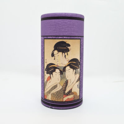 boite washi motif kabuki violet