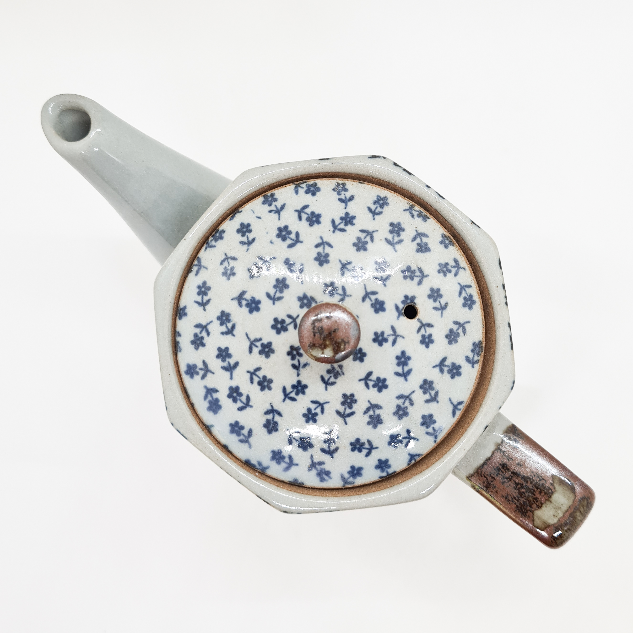 theiere octogonale jap fleurs 2 theiere octogonale jap fleurs 2