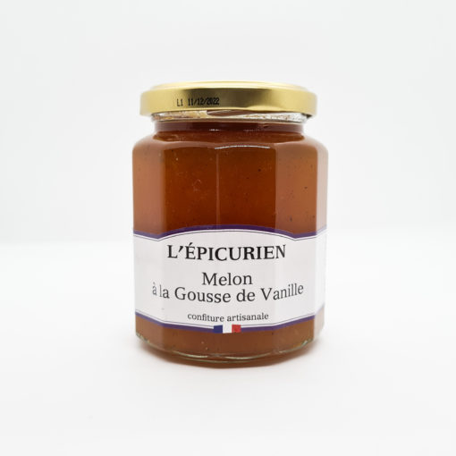 confiture épicurien melon gousse de vanille