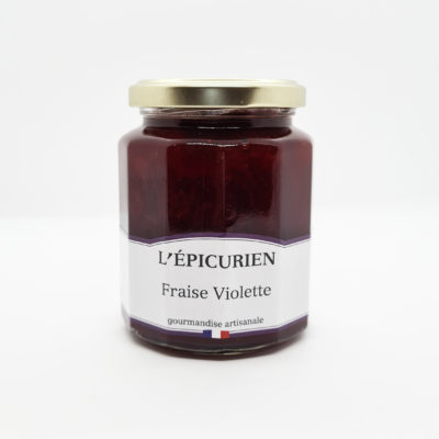 confiture épicurien fraise violette