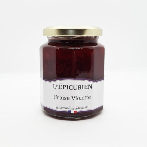 confiture épicurien fraise violette