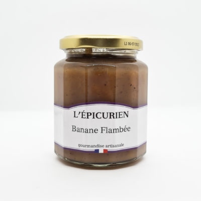 confiture épicurien banane flambée