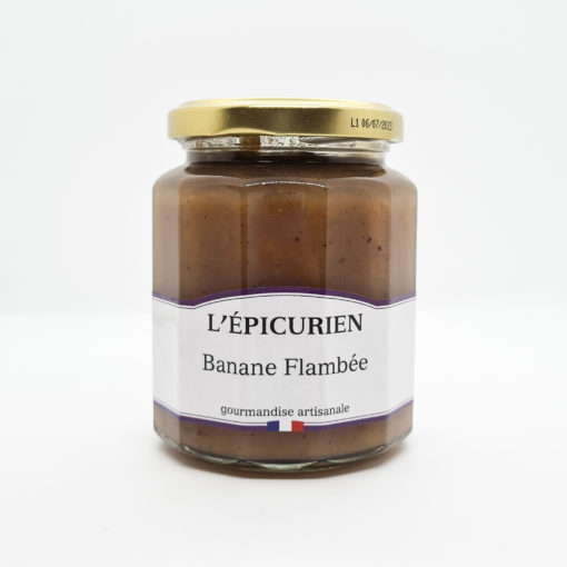 confiture épicurien banane flambée