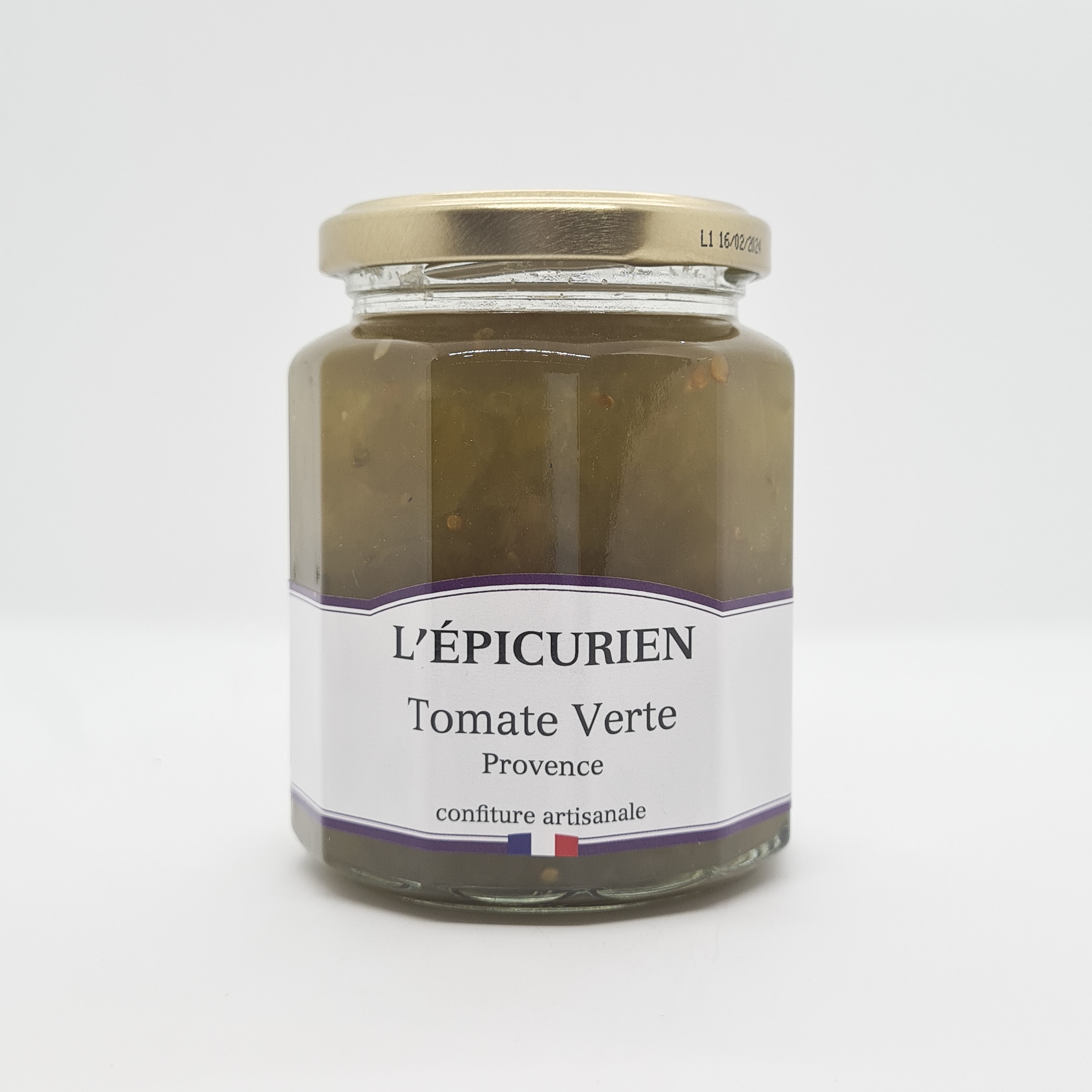 confiture épicurien tomate verte