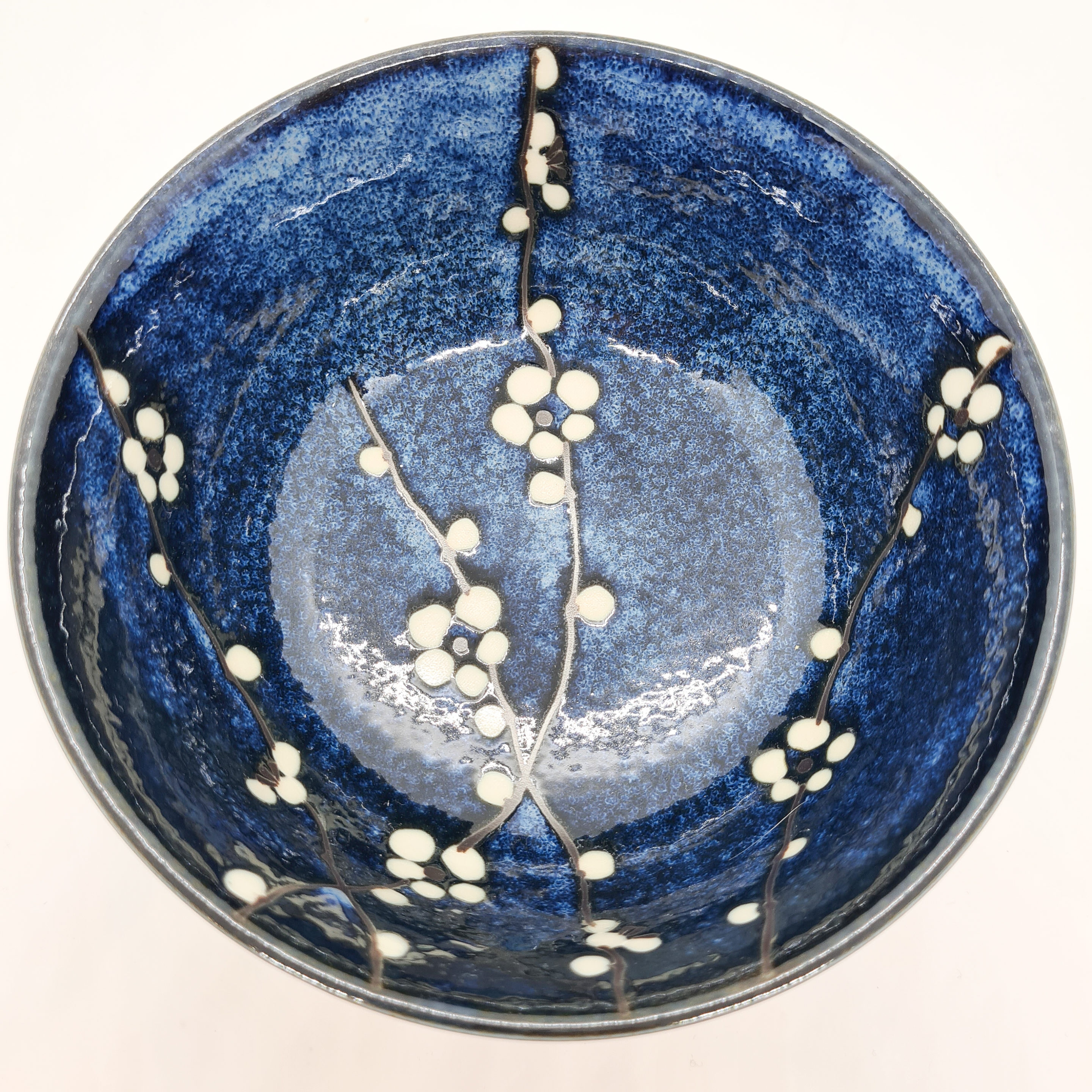 petit bol bleu foncé fleurs de cerisier 2 petit bol bleu foncé fleurs de cerisier 2