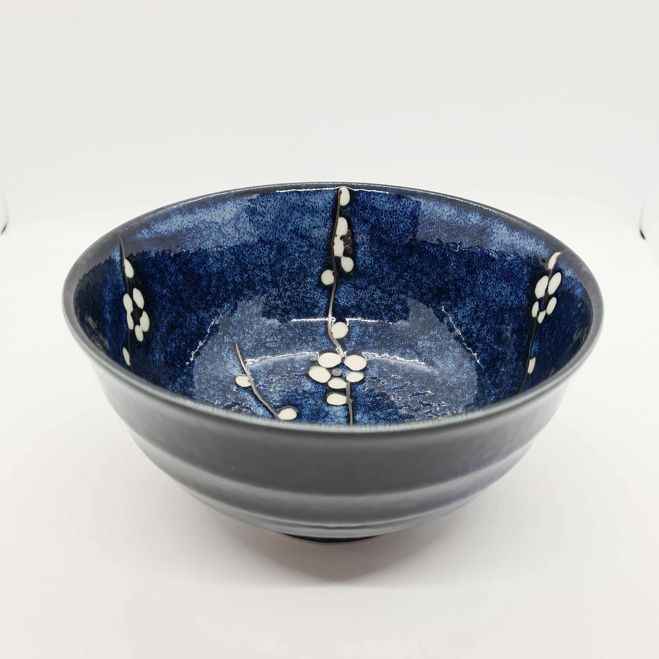 petit bol bleu foncé fleurs de cerisier petit bol bleu foncé fleurs de cerisier