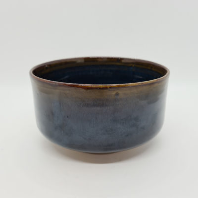 bol matcha droit bleu profond