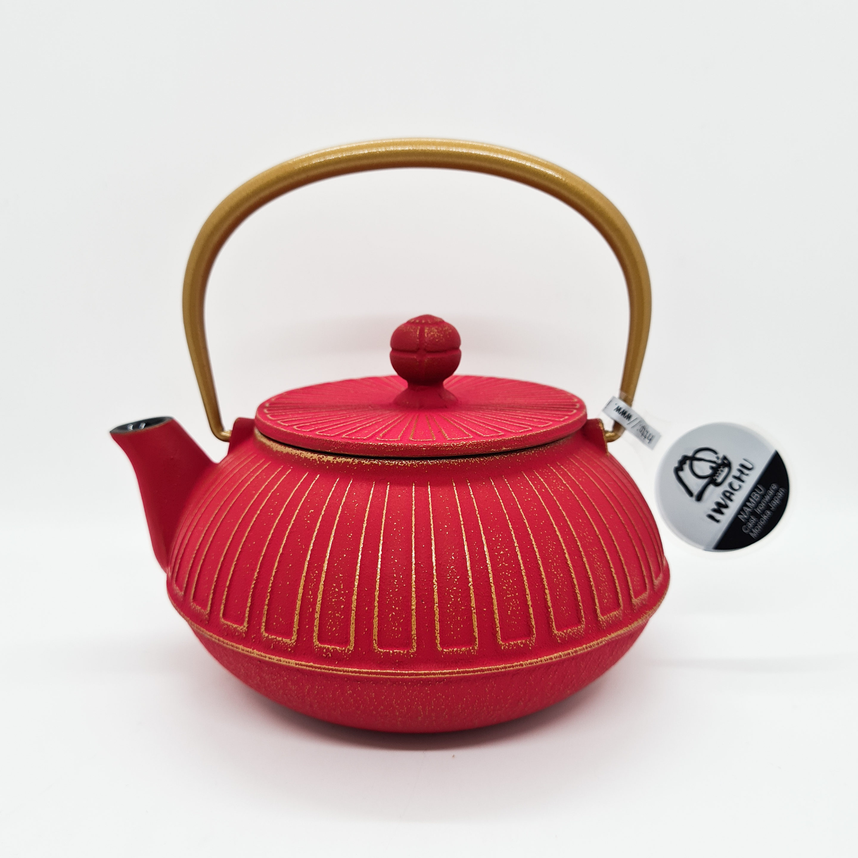 theiere fonte kiku rouge