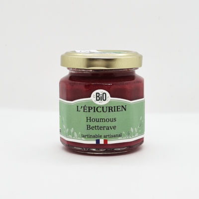 Epicurien houmous betterave bio