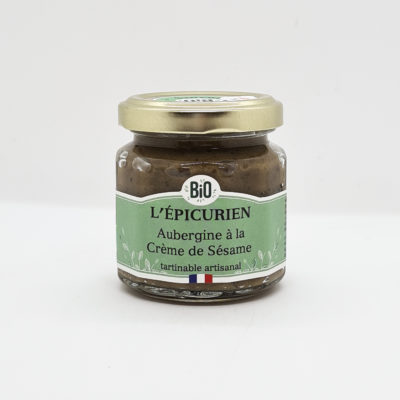Epicurien Aubergine à la crème de sésame bio