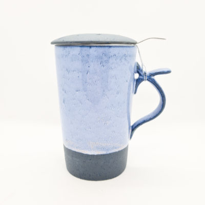 grande tisanière bleue