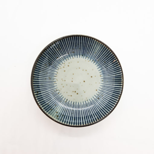 coupelle porcelaine motif stries 2