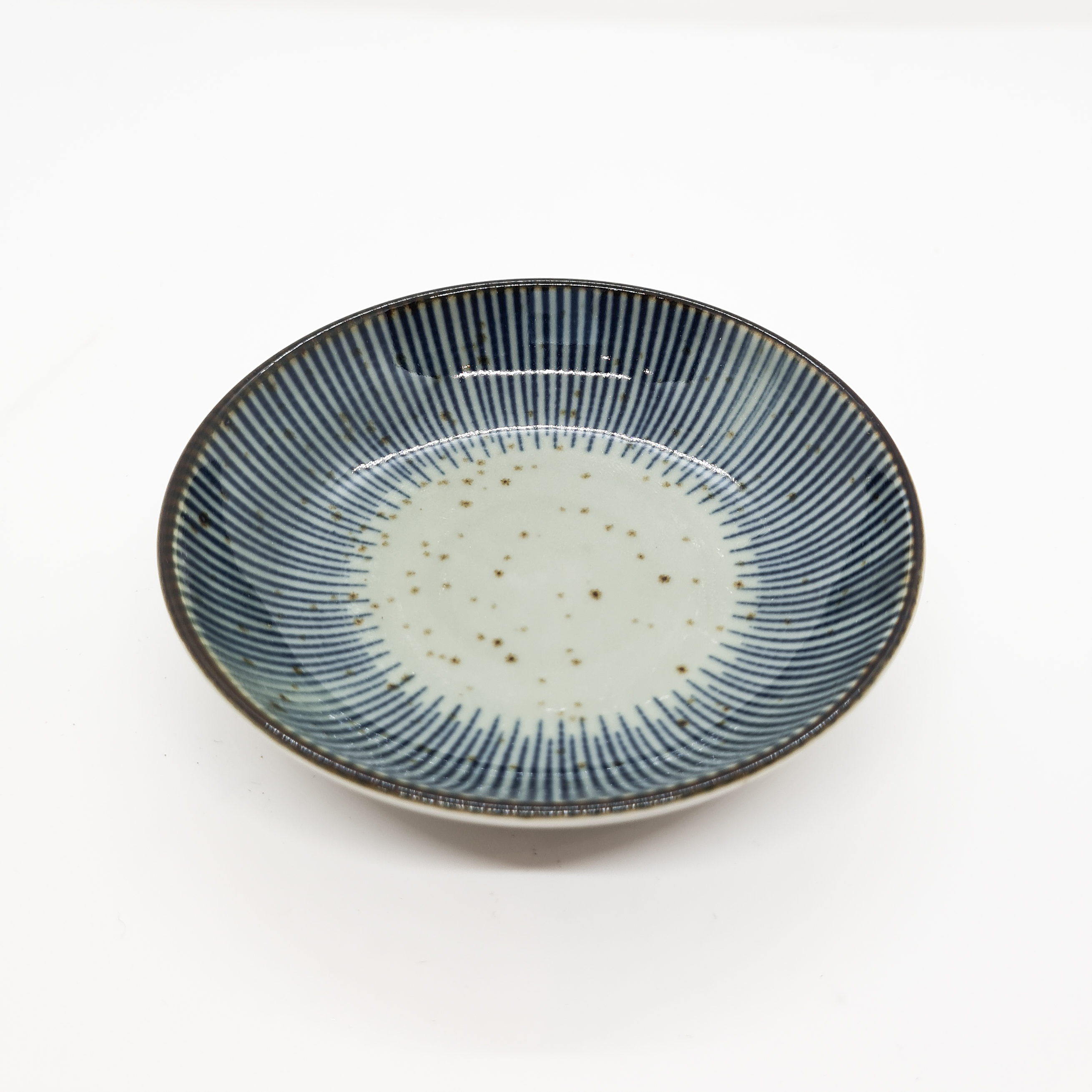 coupelle porcelaine motif stries