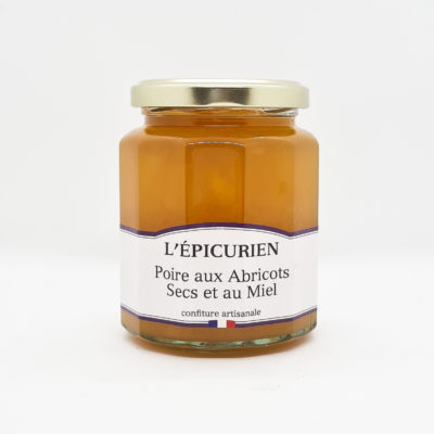 confiture poire abricots secs miel