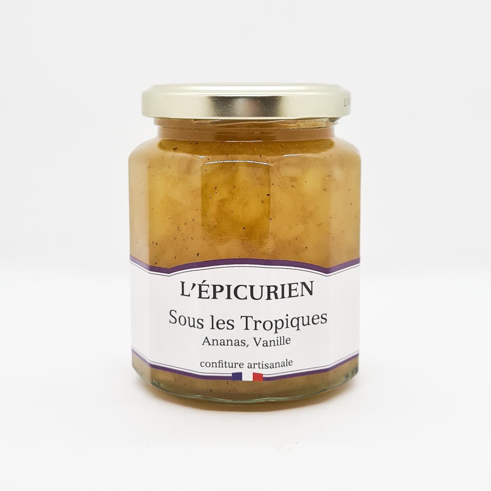 confiture ananas vanille