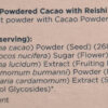 ingrédients cacao mix