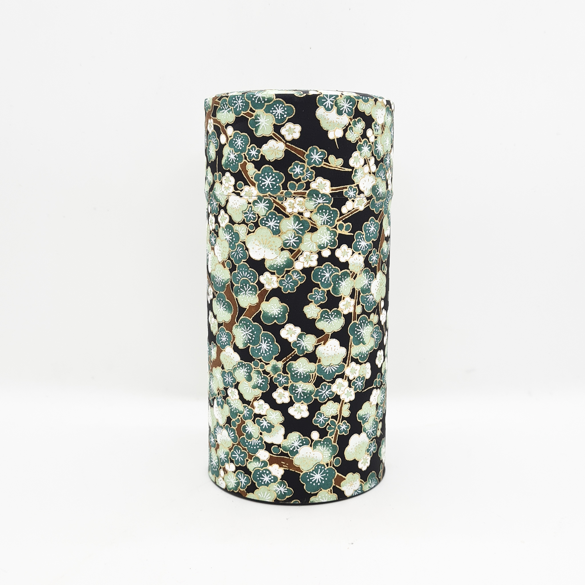 boite washi grande motif arbre fleuri bleu