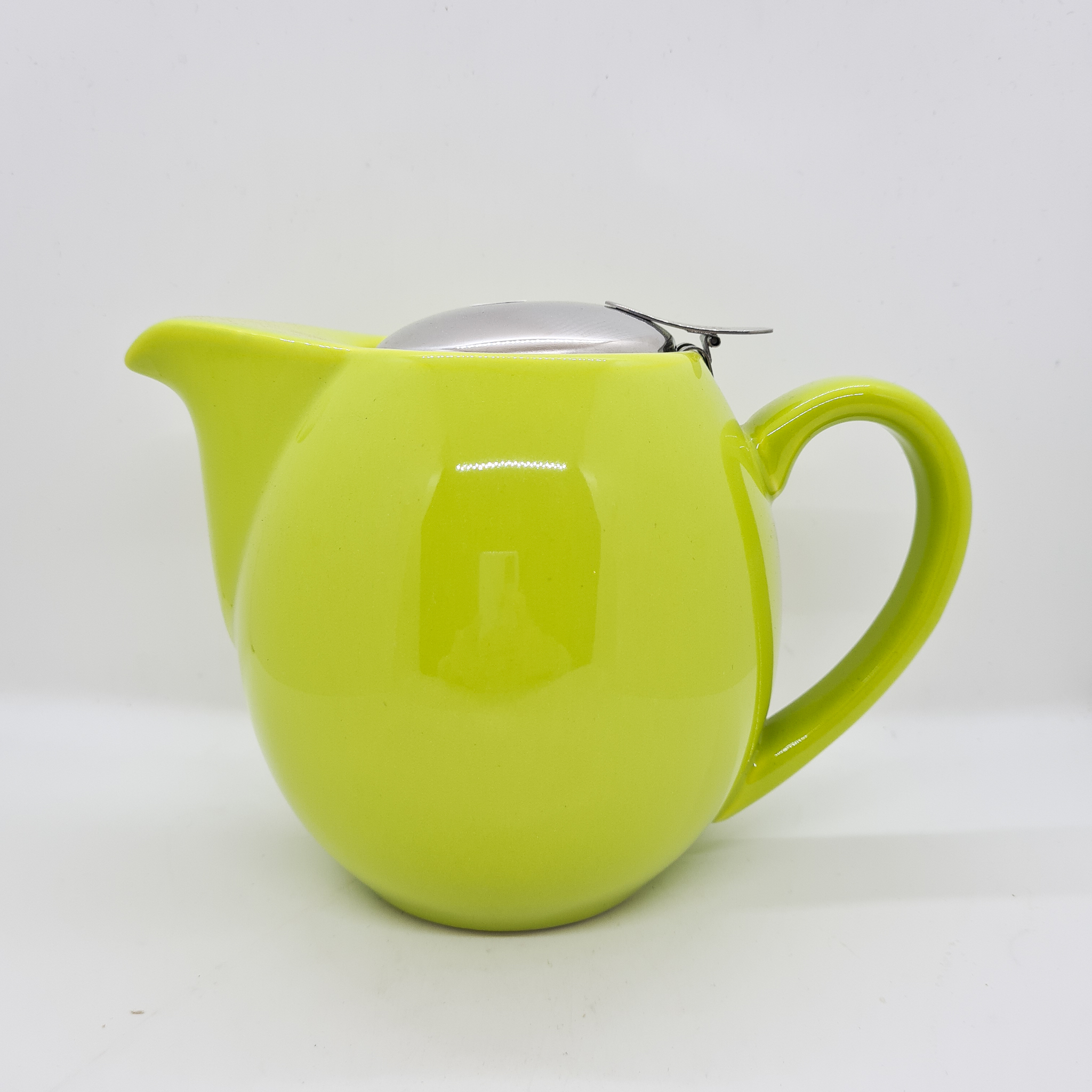 théière porcelaine verte