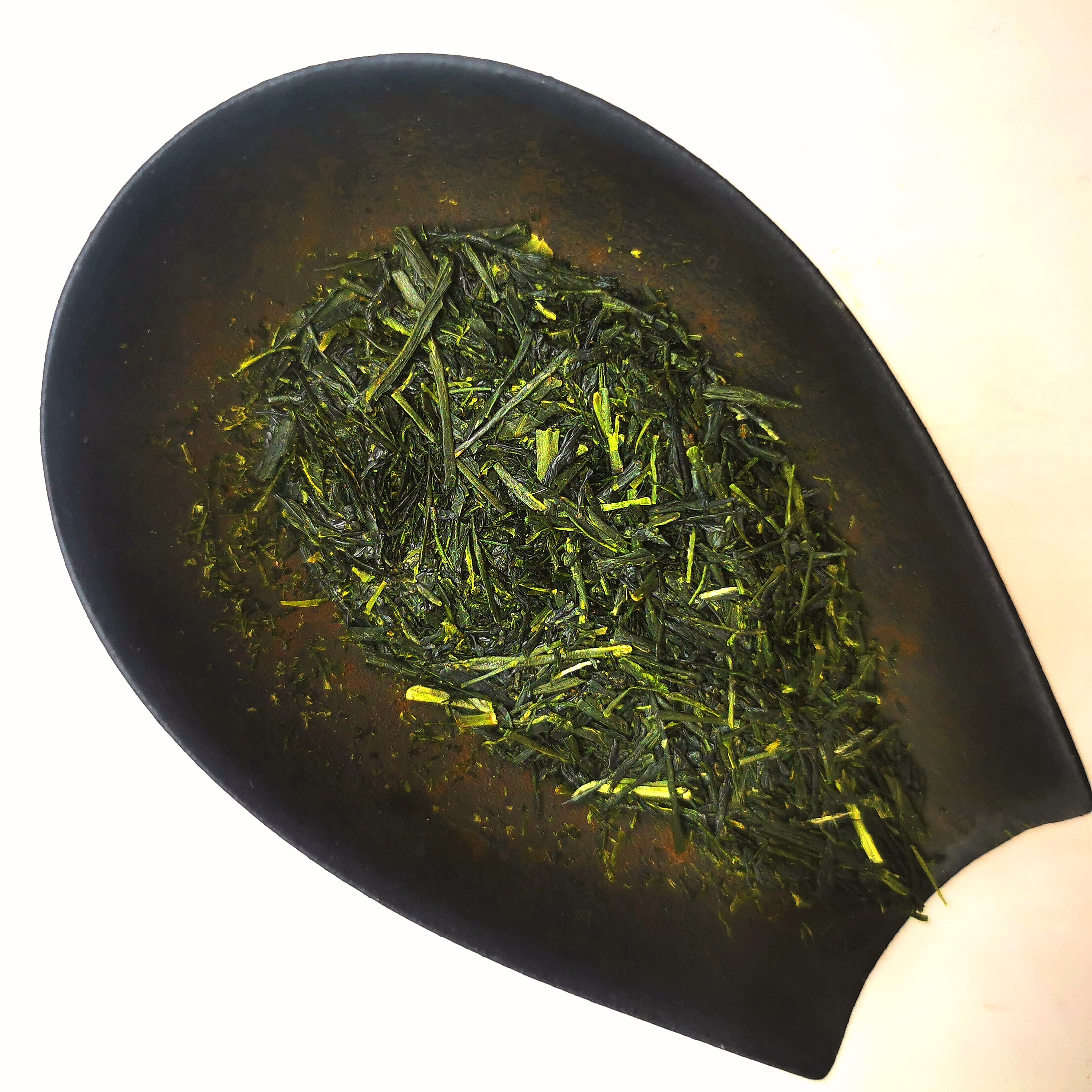 fukamushi sencha asanoka - feuilles sèches 2