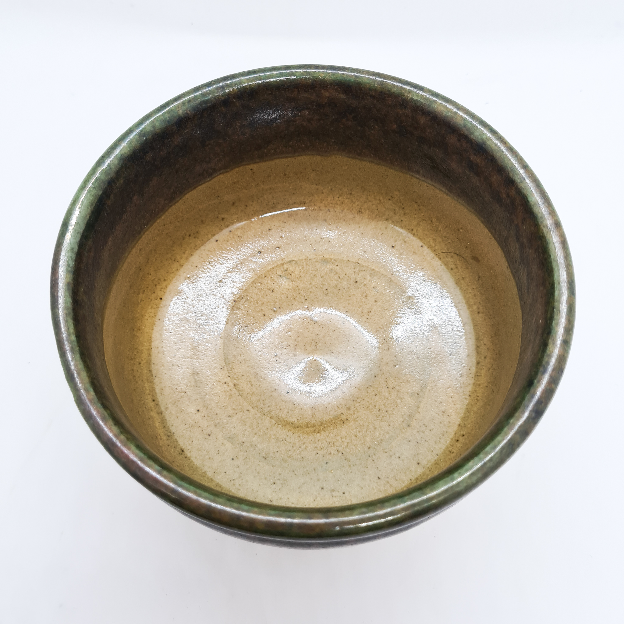 bol à matcha chawan jaune vert 3