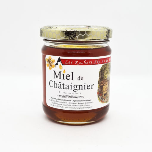 Ruchers alpins miel 250g châtaignier