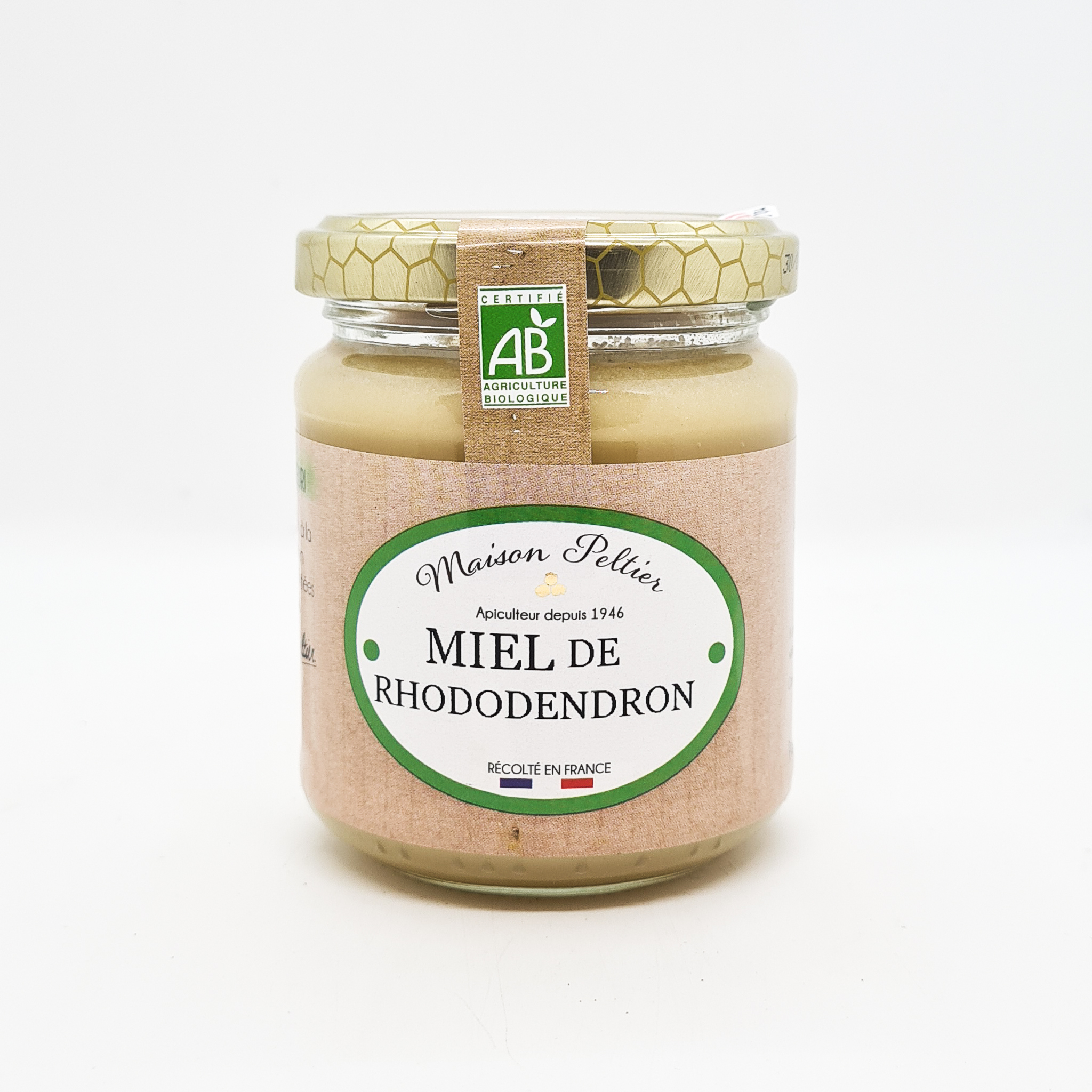 Maison Peltier miel bio 250g rhododendron