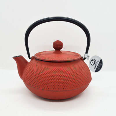 théière fonte arare rouge 0.6L