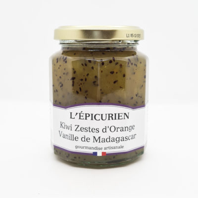 confiture épicurien kiwi orange vanille