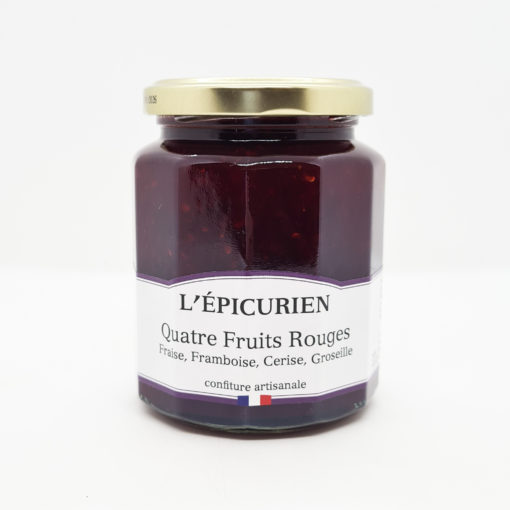 confiture épicurien 4 fruits rouges