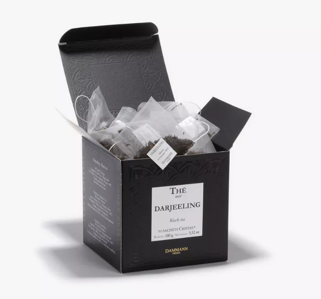 thé noir darjeeling en sachets