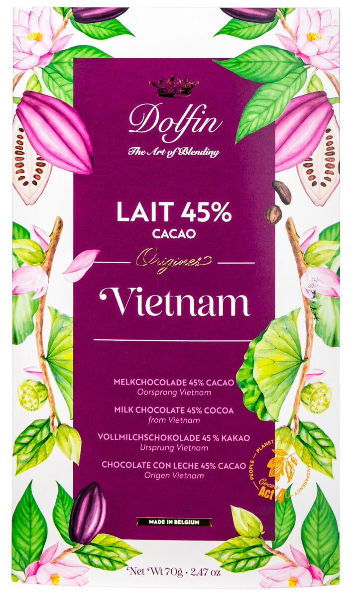 chocolat au lait du vietnam