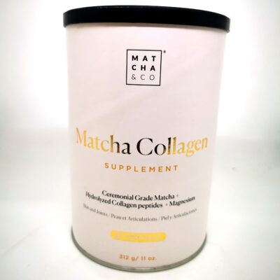 matcha collagen vanille - recto