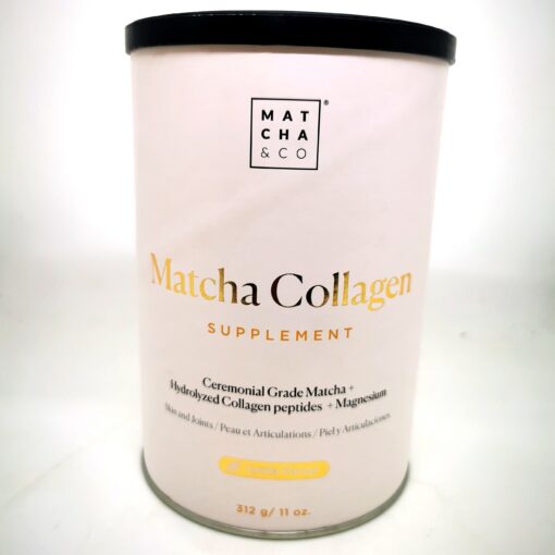 matcha collagen vanille - recto