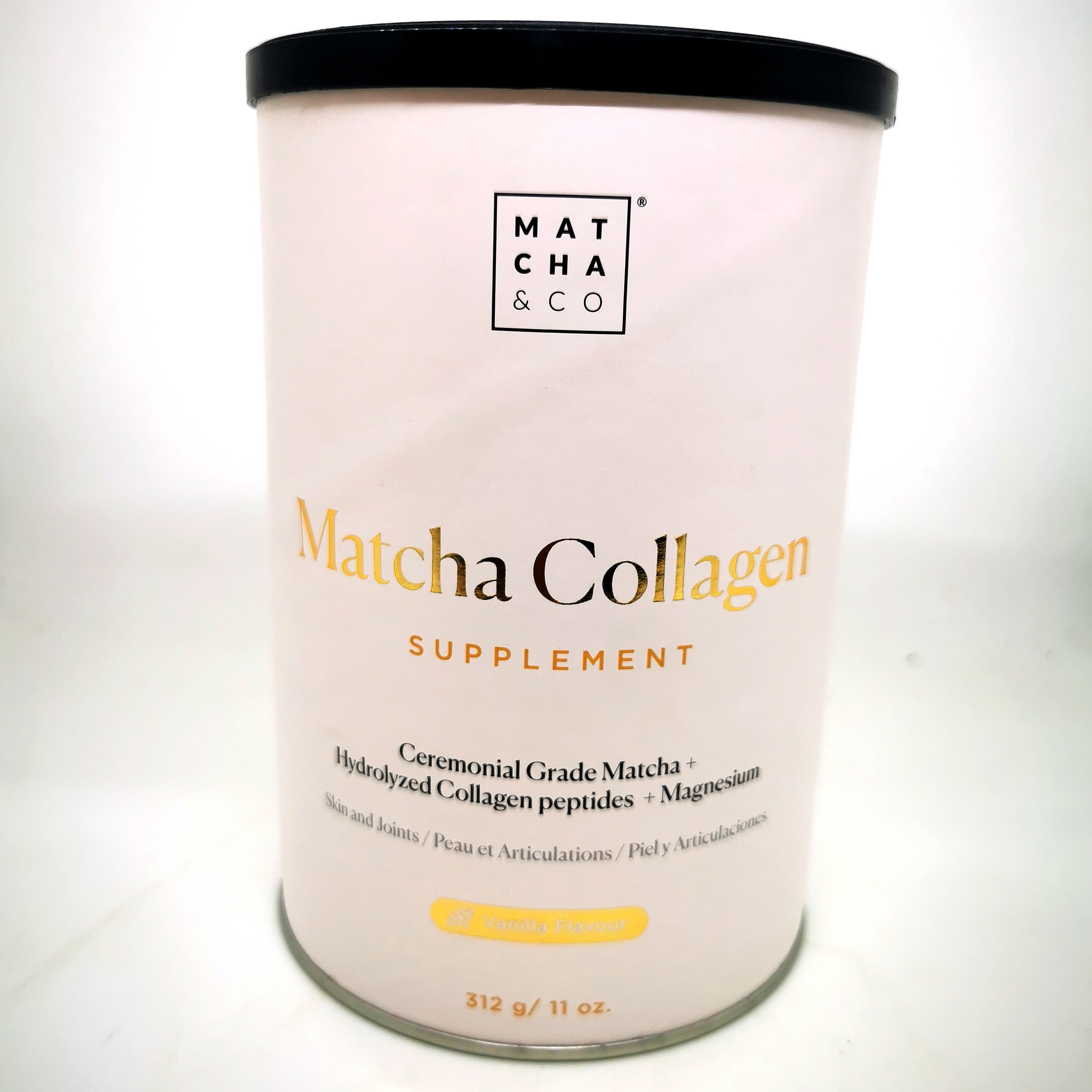 matcha collagen vanille - recto matcha collagen vanille - recto