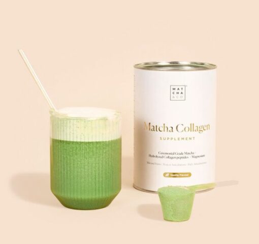matcha collagen vanille - boisson