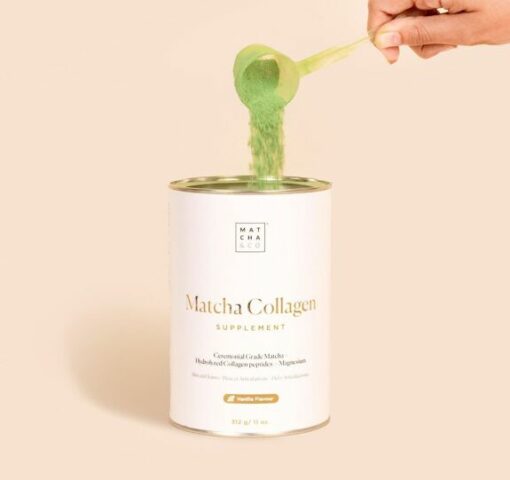 matcha collagen vanille - poudre