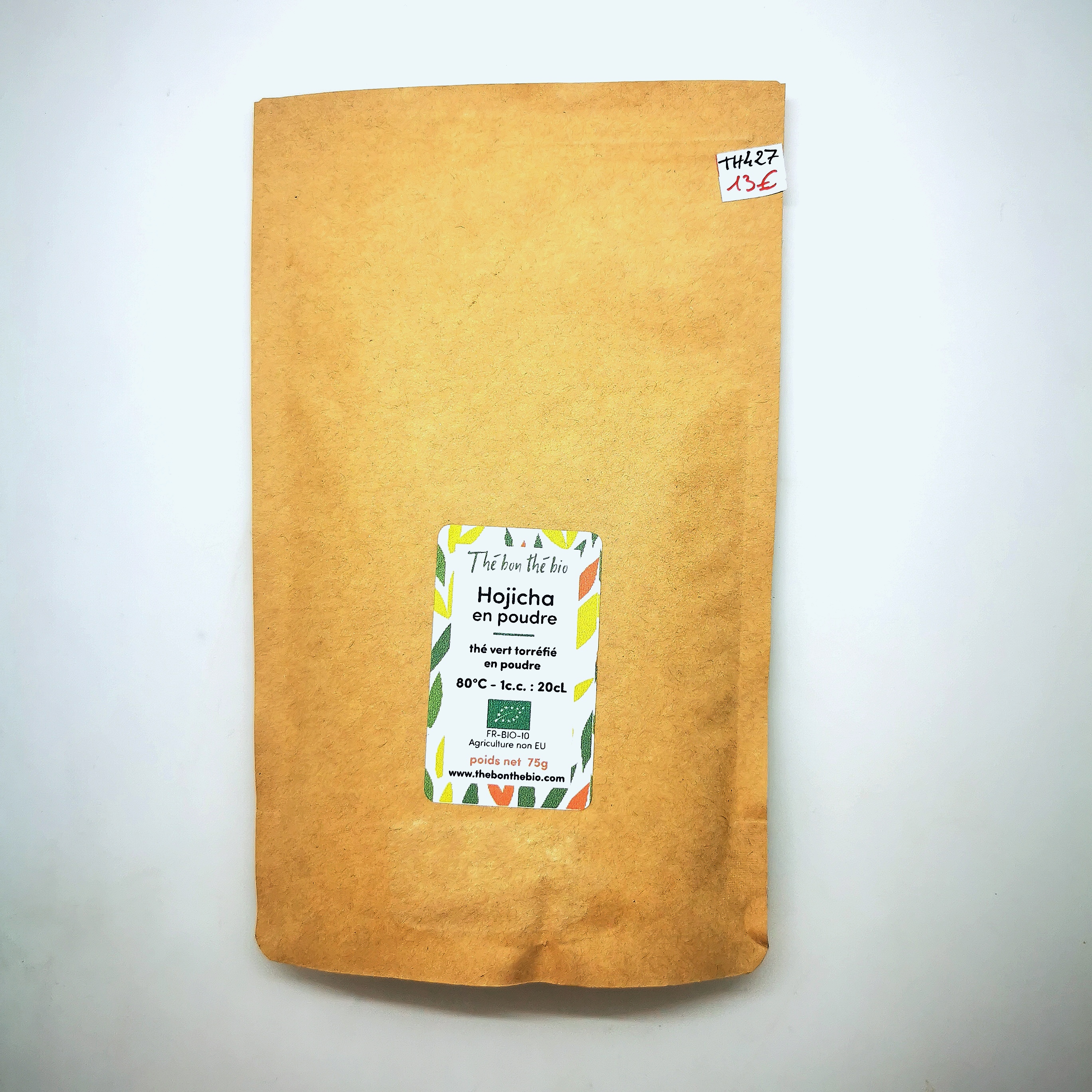 poudre de hojicha bio - sachet - Thé Bon Thé Bio