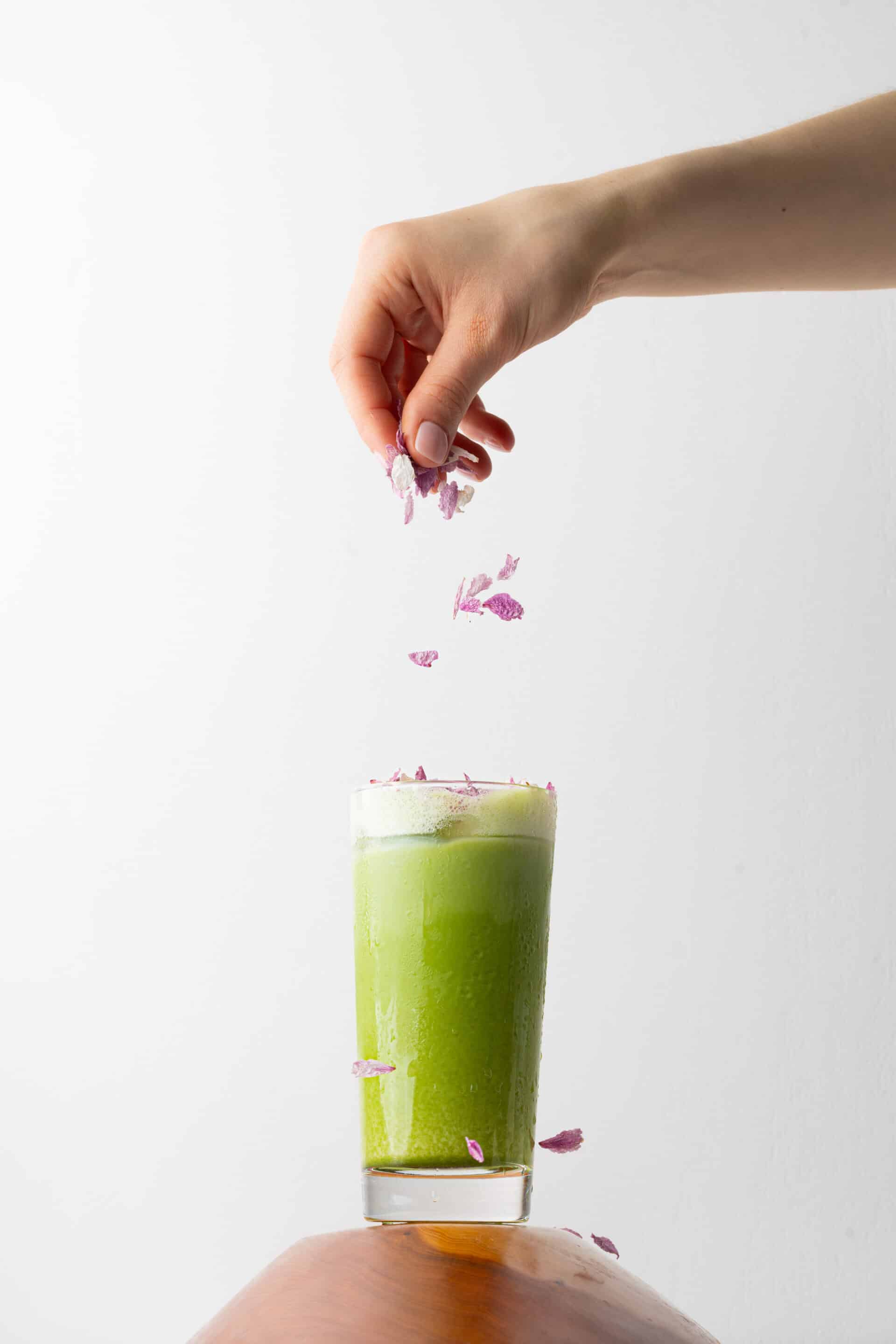 louva matcha sakura - matcha latte sakura