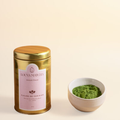 louva matcha fleur de ceriser - matcha sakura - boite de 40g
