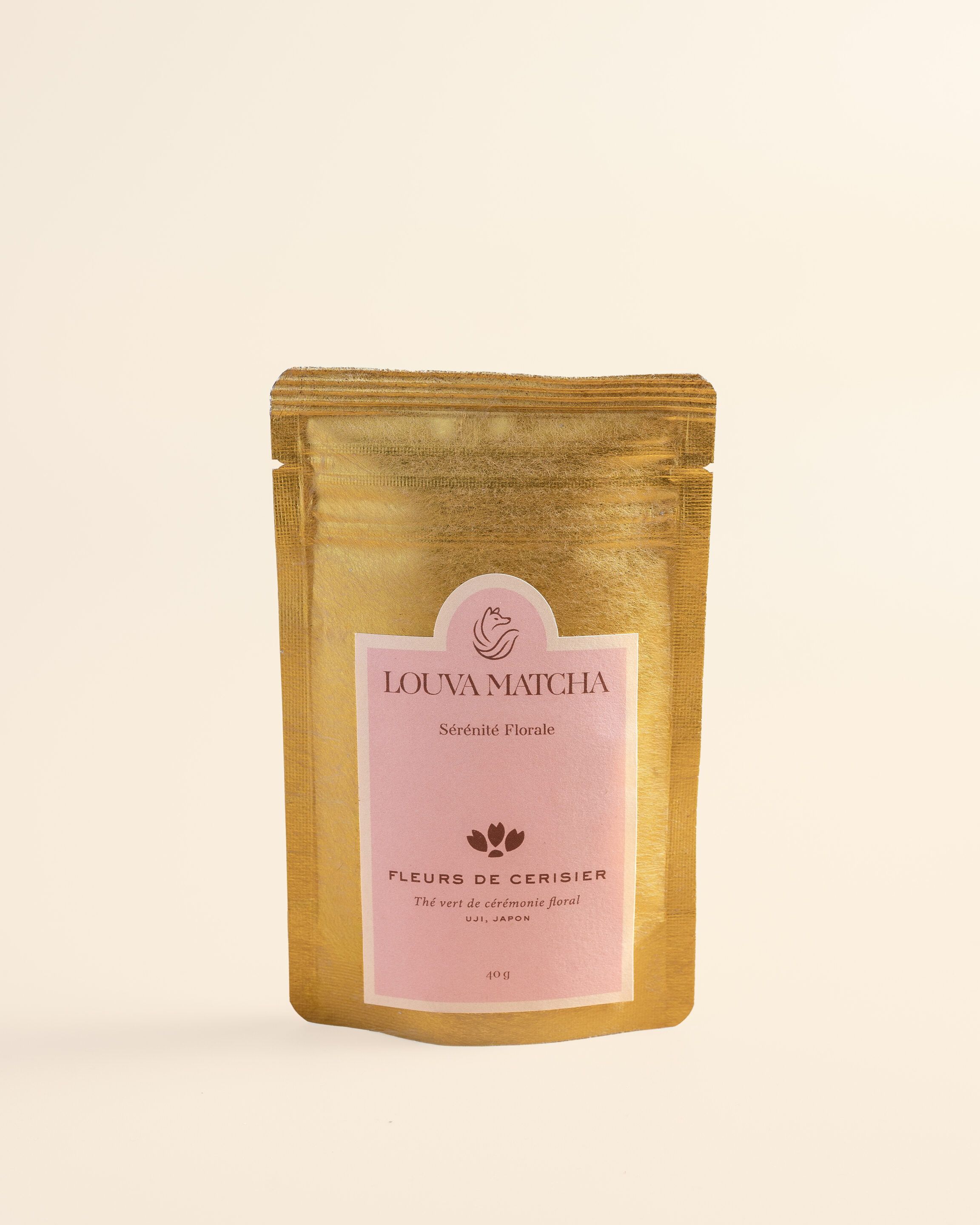 louva matcha fleur de ceriser - matcha sakura - sachet de 40g