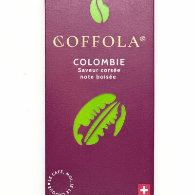 tablette coffola colombie corsé