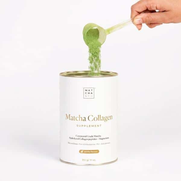 matcha collagen vanille - poudre